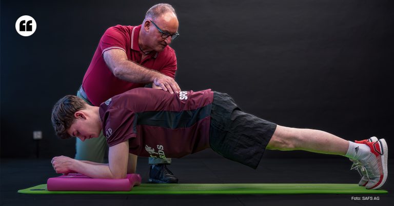 Robert Winzenried als Fitnesstrainer